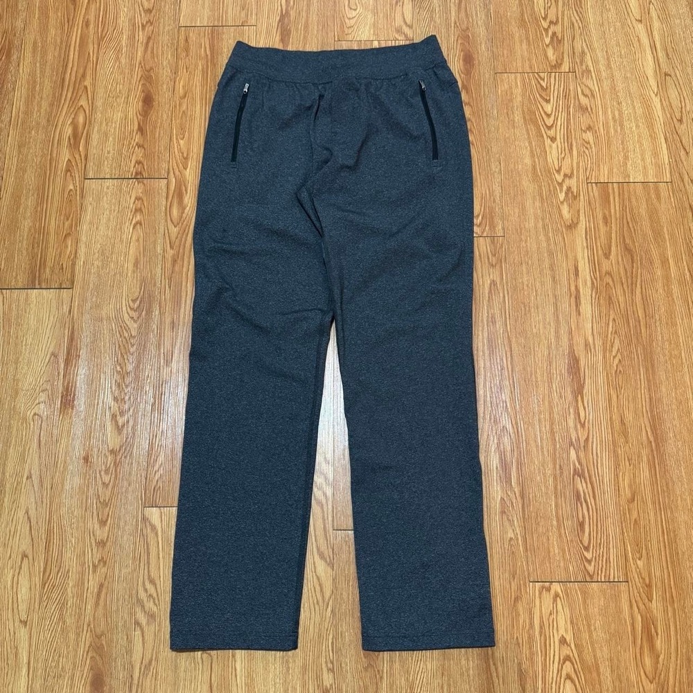 Lululemon Men's Discipline Pants Large Gray Stretch Athleisure Sweat Heavy